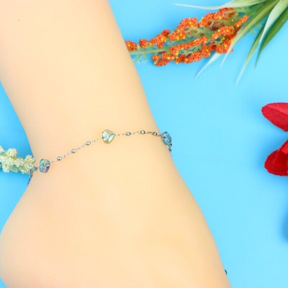 Elegant Handmade Anklet – Perfect for Women & Girls | Ideal Gift Option, DYC1487 - Picture 3 of 8
